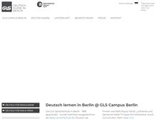 Tablet Screenshot of gls-berlin.de